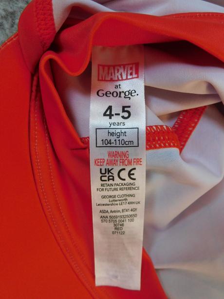 Ochranná legionárka do vody george 52 cm uv 50+, george,98