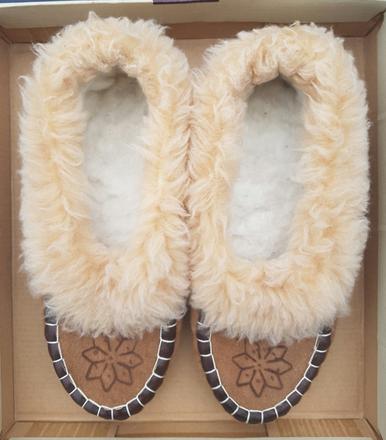 Kozusinove papuce z ovcej vlny, 40