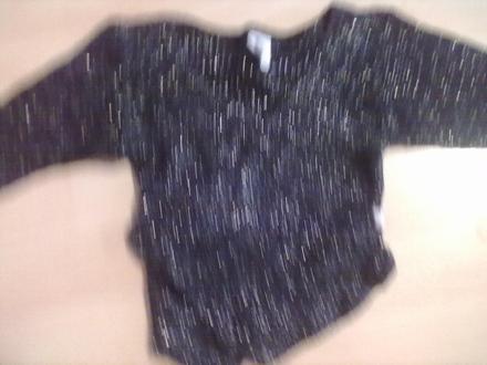 Top tricko cierne z triebornim konbinovany, 98