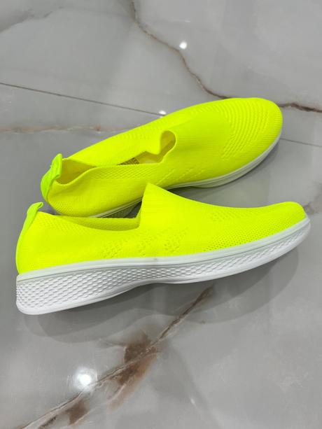 Neónové tenisky 1x obuté, 38