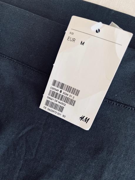 H&m vybíjaná modal sukňa vel.m, h&m,m