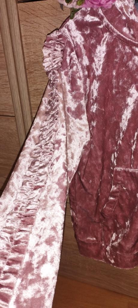 Zamatová mikina, h&m,116