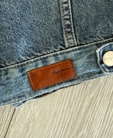 Dlhá riflová vesta pepe jeans, pepe jeans,s