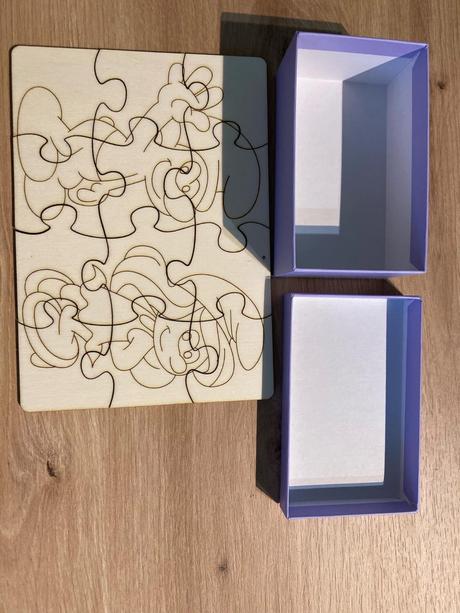 Drevené detské puzzle, 