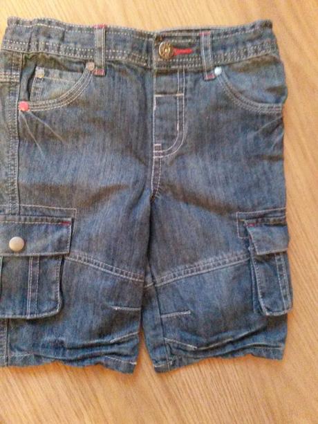 Kraťasy rifľové 1x oblečené, f&f,110