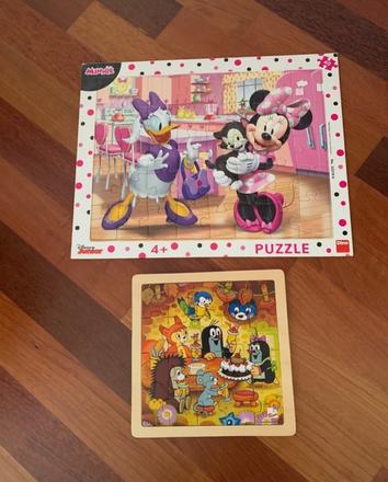 Miška minnie puzzle,