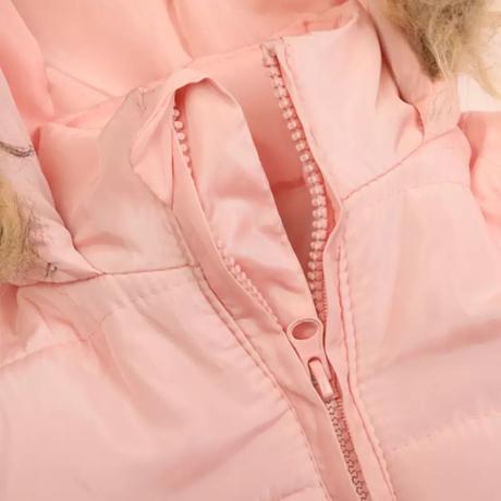 Vetrovka zimná s chlpatou kapuckou, 80 - 116