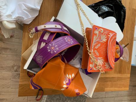 Dajana rodriguez šatka rio oranžová,