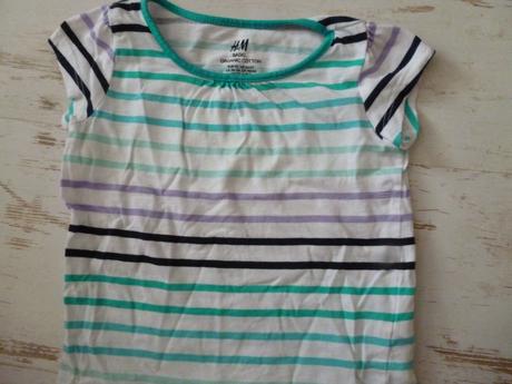Pásikové tričko s biobavlnou, h&m,92
