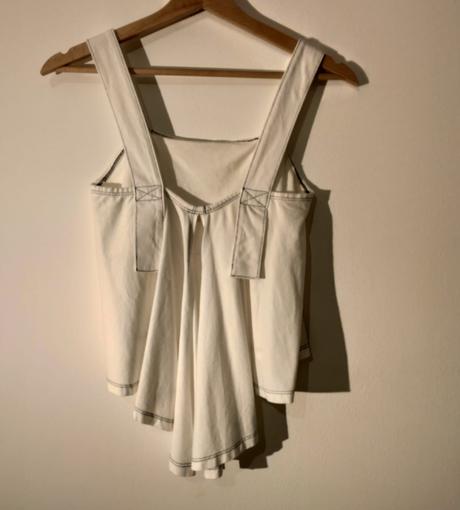 Asymetrický crop top review nepoužívaný, review,xs