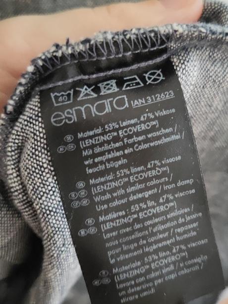 Ľanový overal, esmara,s