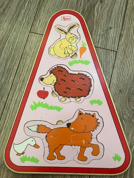 Mix montessori drevene vkladacky a hracky,