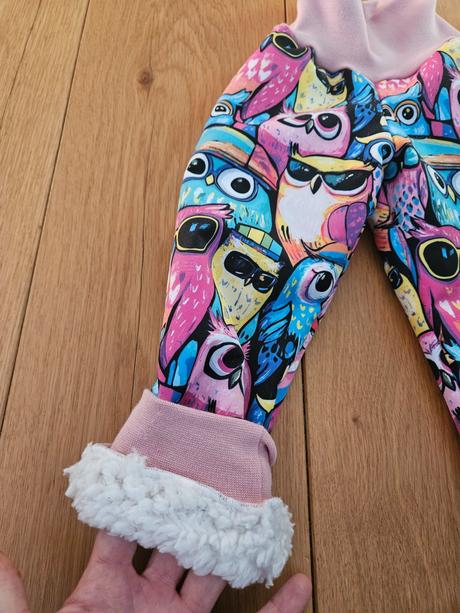 Zateplene softshelove nohavice 68-74, 68