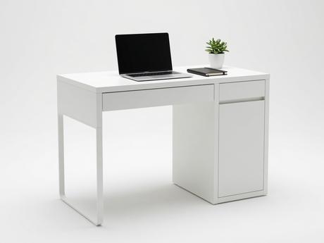 Písací/počítačový stôl ikea micke,biely (105x50cm),