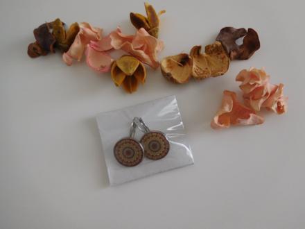 Farebné náušnice pre dámu,, 