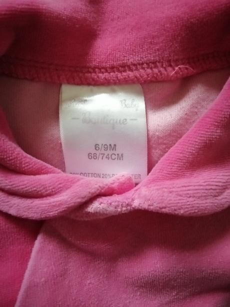 Velurovy overal 68/74, 68