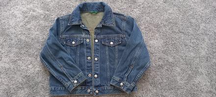 Riflová bunda, benetton,110