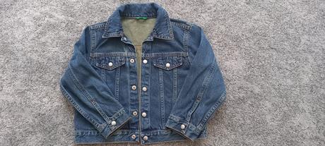 Riflová bunda, benetton,110