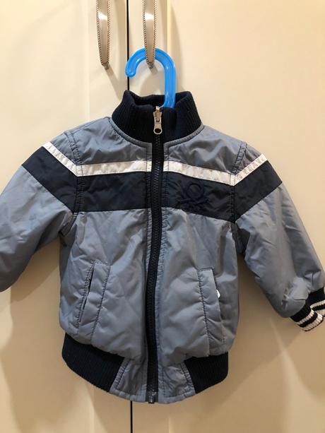 Obojstranná bunda benetton pre fesaka, benetton,80