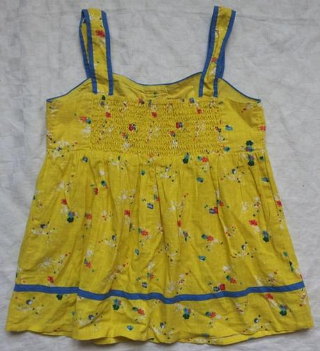 Zlty top na ramienka next, next,140