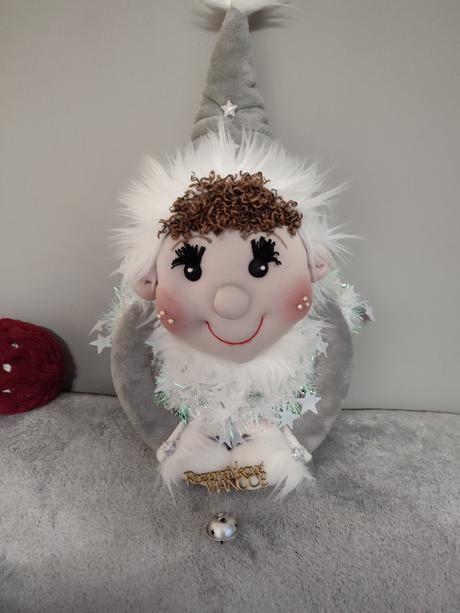 Veľký vianočný škriatok závesný,