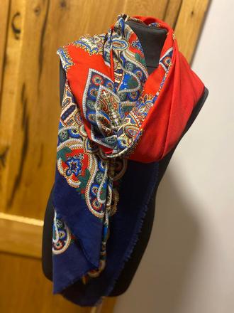 Veľká farebná šatka, l