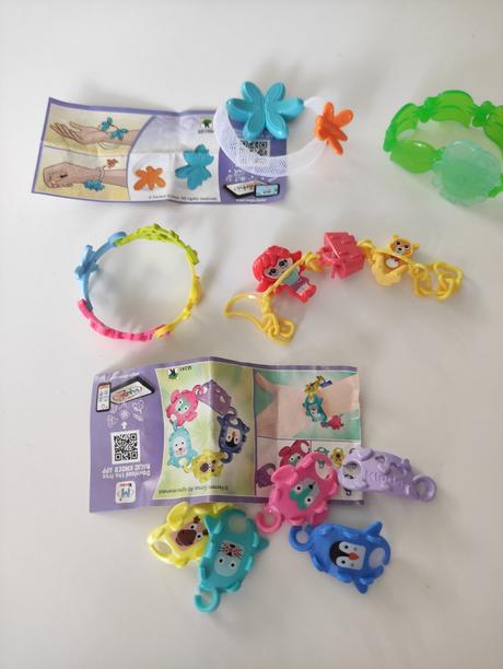 Dievcenske naramky z kinder, 