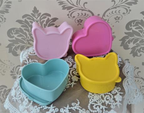 4 x dózička na jedlo s vrchnákom, 