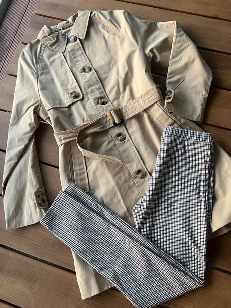 Trenčkot s opaskom zara 152cm, zara,152