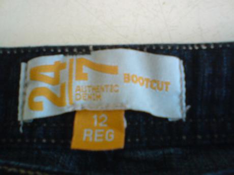 Nenosene bootcut elastické rifle zn.peacock, 38