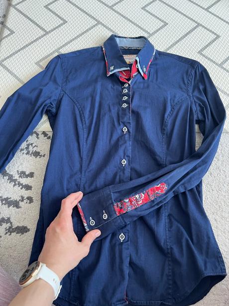 Slusna tmavomodra damska kosela, s