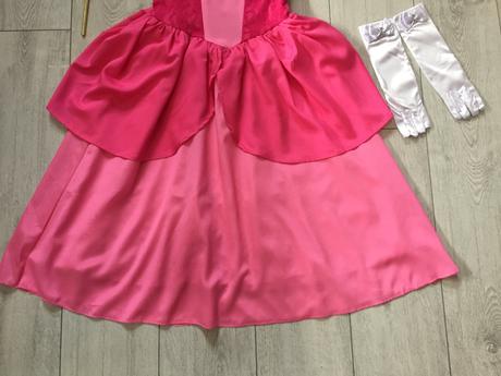 Kostym princezná peach super mario 5-7 rokov,