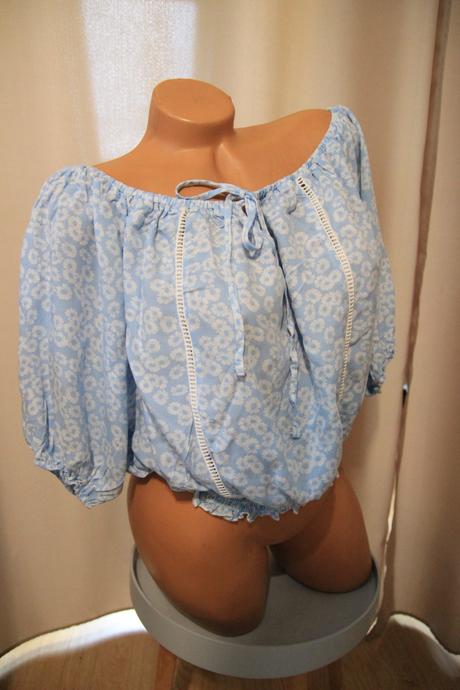 Kvetinový top z viskózy, xxl, george,xxl