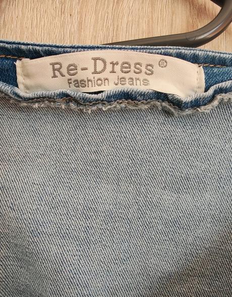 Prechodná crop rifľová bunda re-dress veľ. m, m