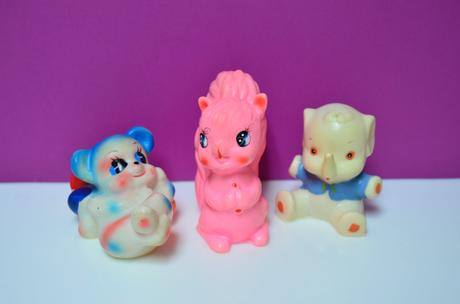 Retro gumené hračky, 