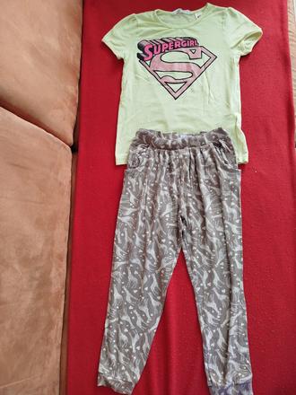 Letne nohavice a tricko 122, h&m,122