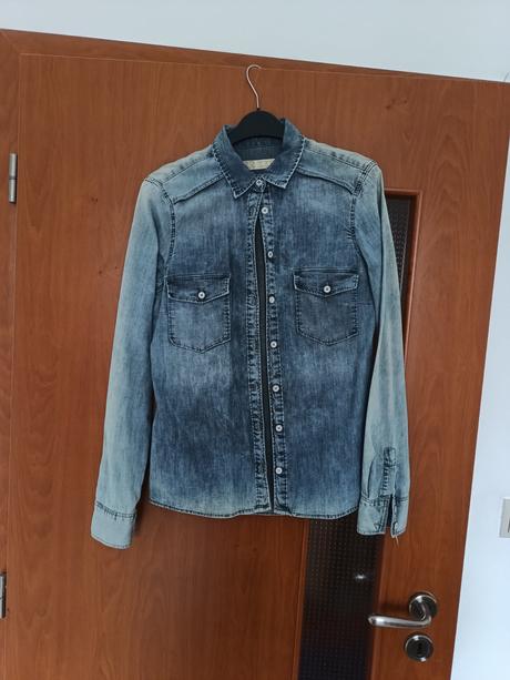 Košeľa džínsová, zara,m