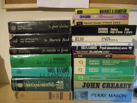 Detektívne romány,staré vydania, 