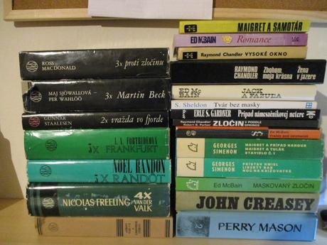 Detektívne romány,staré vydania, 