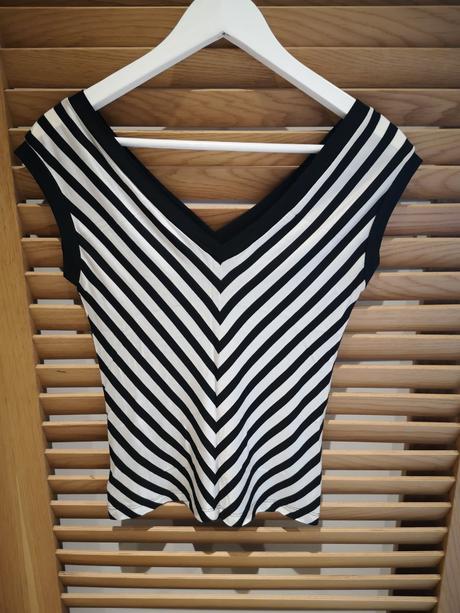 Pásikavý top mango, mango,m