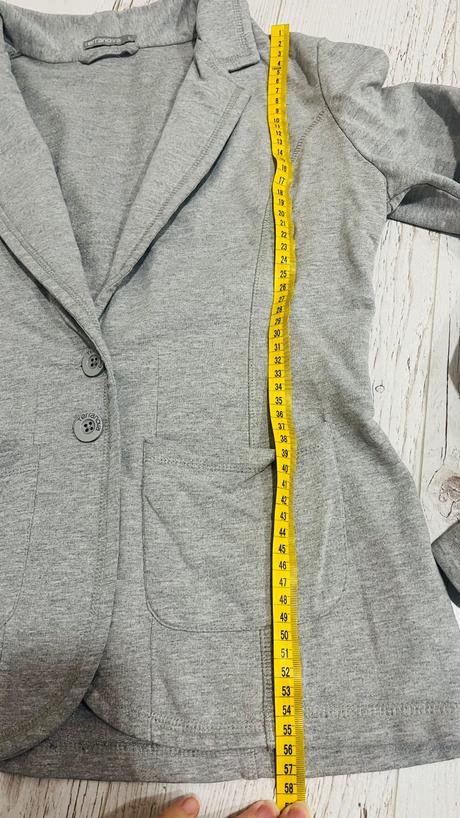 Sivé teplakove sako l, terranova,l