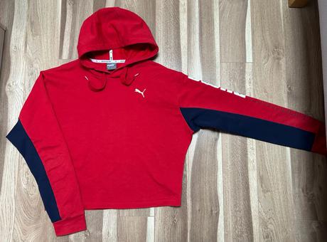 Puma cropped mikina, puma,s