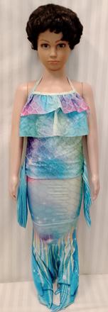 3 set plavecký morská víla modré plutvy, zips,120, 122