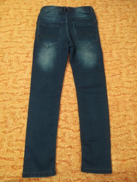 Rifle 152 elastické s poštou, denim,152