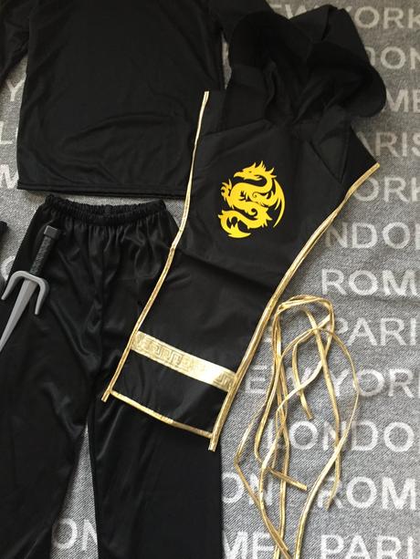 Chlpacensky kostym ninja 8-10 rokov,