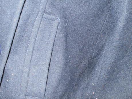 H&m tmavomodrý kabátik, h&m,38