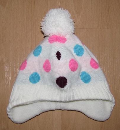 Bodkovaná čiapočka, h&m,110