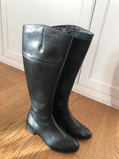 Kožené čižmy solo femme, 36