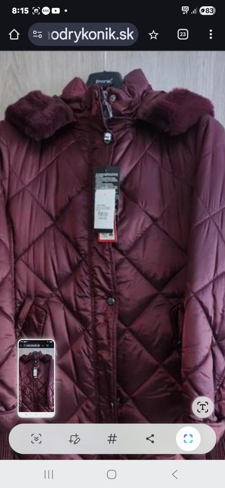 Bundicka damska anorac, authentic,xl