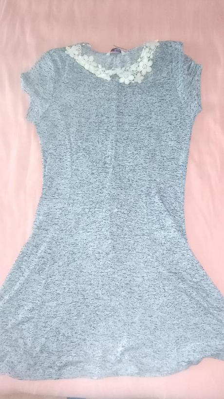 Sivé šaty, george,s